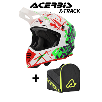 HELMET X-TRACK + BAGTOP QUALITY 