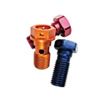 Screw brake hose RED