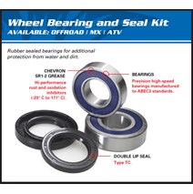 Wheel Bearing Kit front fits on Yamaha YZ125 98-, YZ250 98-, YZ250F 01-13, YZ400F 03-13
