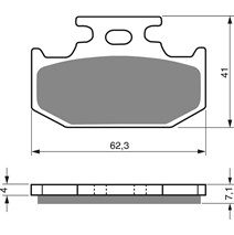 Brake plates Goldfren 317 AD