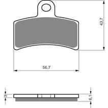 Brake plates Goldfren 143 AD