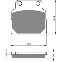 Brake plates Goldfren 149 AD