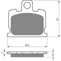 Brake plates Goldfren 151 AD