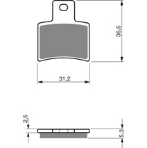 Brake plates Goldfren 202 AD