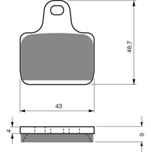 Brake plates Goldfren 239 AD