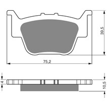 Brake plates Goldfren 243 AD