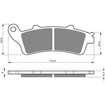 Brake plates Goldfren 178 AD