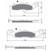 Brake plates Goldfren 245 AD