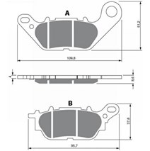 Brake plates Goldfren 264 AD