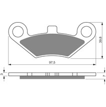 Brake plates Goldfren 284 AD