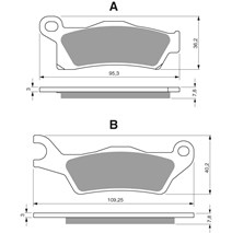 Brake plates Goldfren 310 AD