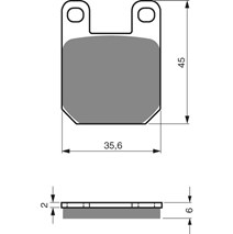 Brake plates Goldfren 121 AD