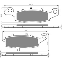 Brake plates Goldfren 124 S3