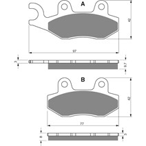 Brake plates Goldfren 247 AD