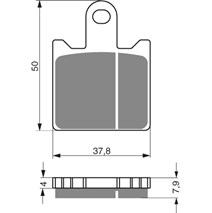 Brake plates Goldfren 249 AD