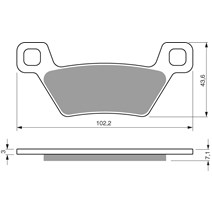 Goldfren brake plates 314 K5