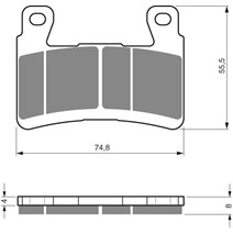 Brake plates Goldfren 324 S3