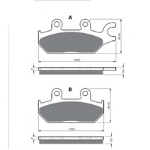 Brake plates Goldfren 345 AD