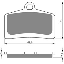 Brake plates Goldfren 233 AD