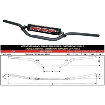 PRO-TECH 22mm handlebars fits onHonda CR / CRF 04-