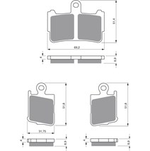 GOLDFREN 298 K5LX brake pads