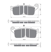 GOLDFREN 323 S3 brake pads