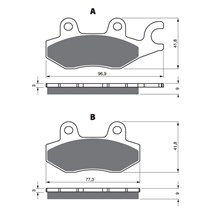 brake pads GOLDFREN 332 AD