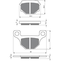 GOLDFREN 289 S3 brake pads