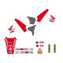 set of stickers Honda CR 125/250 90-92 colours Team Honda USA 91