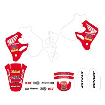 set of stickers Honda CR 125/250 92-94 colours Team Honda EU 92