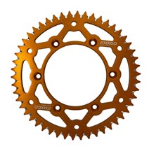 sprocket  fits KTM 49 teeth ALU (Dural) orange 